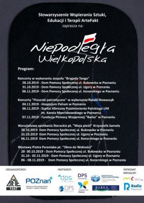 Plakat "Niepodległa Wielkopolska"